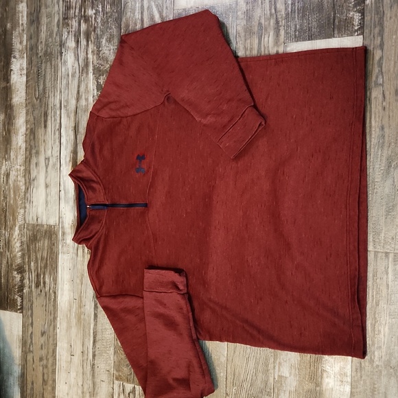 Under Armour Other - Under Armour Cold Gear Loose 1/4 Zip Pullover Mens 2XL